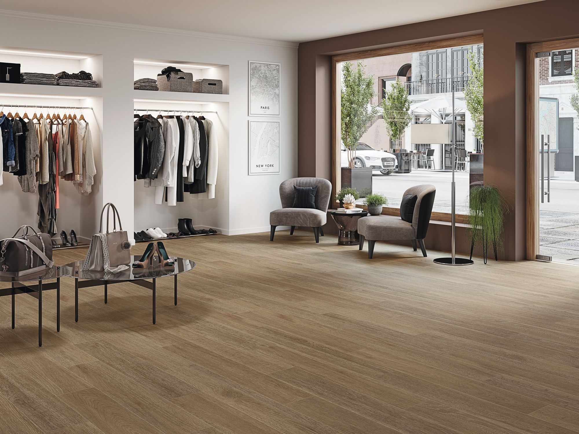 На пол Carpatos Natural Rect R10 20x120 - фото 28