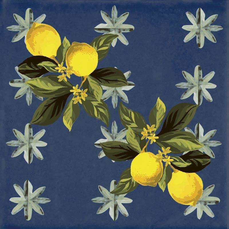 Декор Vita Giardino Blu mix luc - фото 2