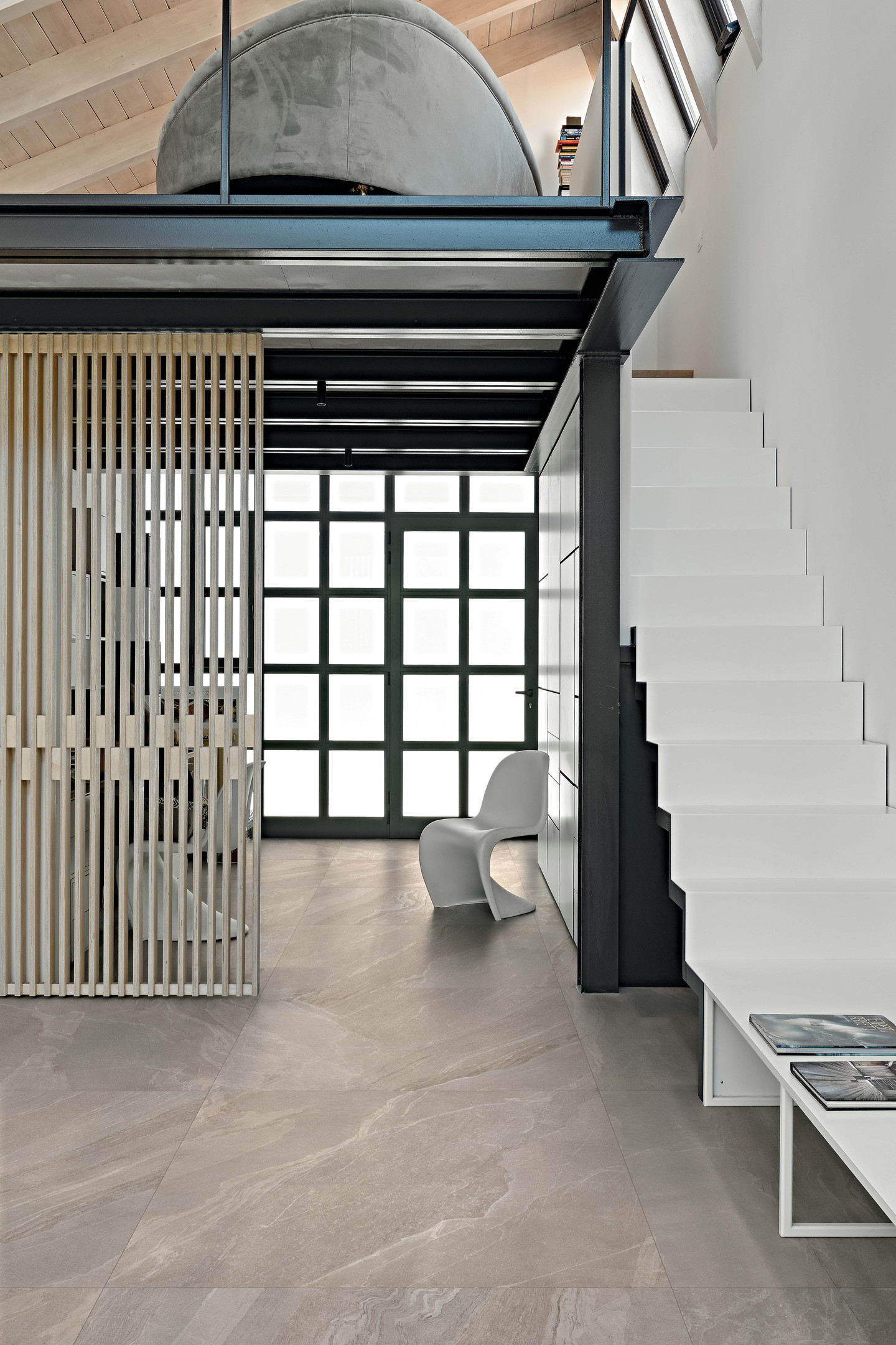 776475 На пол Woodslate Life Dove Matte Ret 60x60 - фото 11