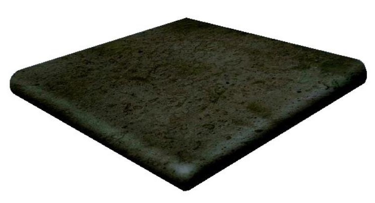 Ступень Orion Rounded Stair-tread Corner Antracita