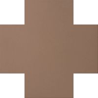 На пол Метлахская плитка 070CRRSV Cross 7 Old Pink RSV 7x7