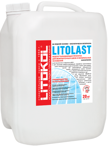  Средства для очистки и защиты поверхности LITOLAST Белый 20кг