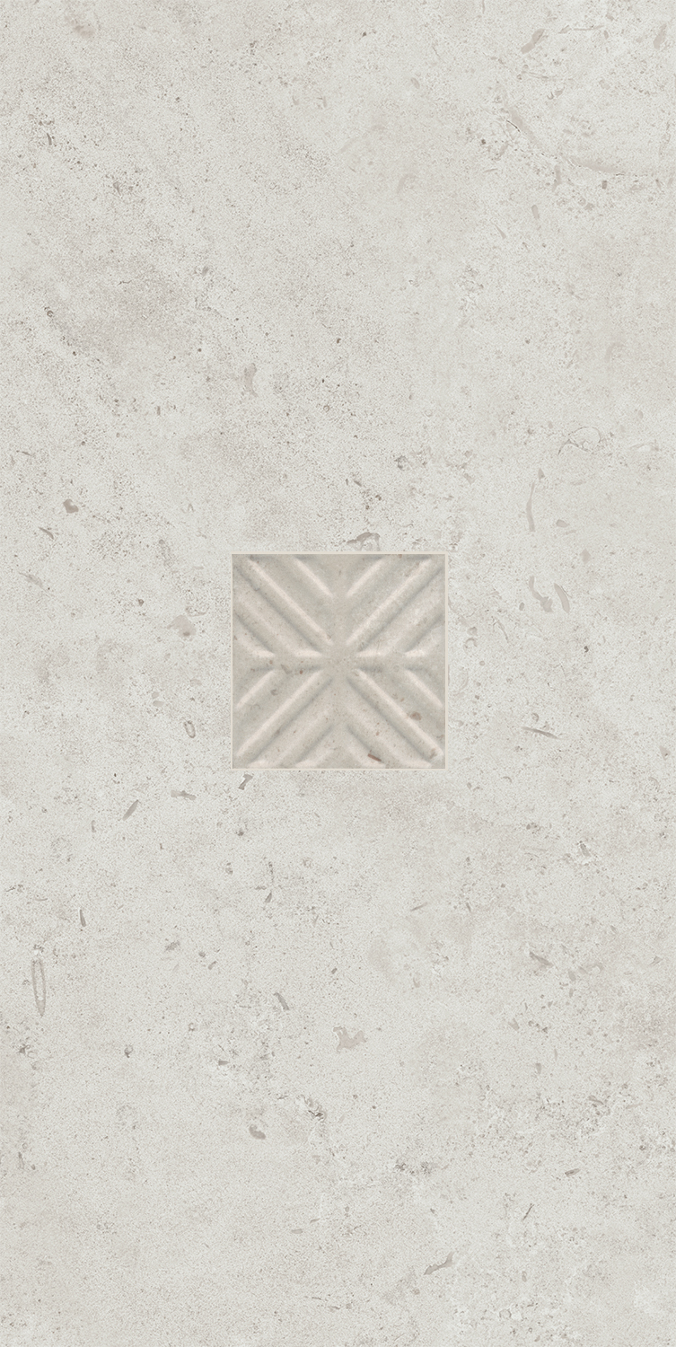 ID127 Декор Карму Наборный Серый Светлый Матовый 30х60 - фото 2