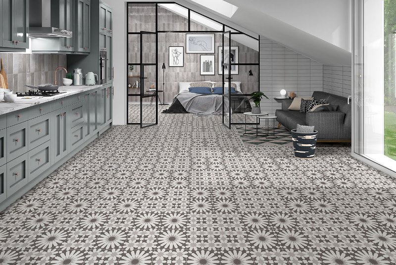 На пол Luken Nicole 44.5x44.5 - фото 6