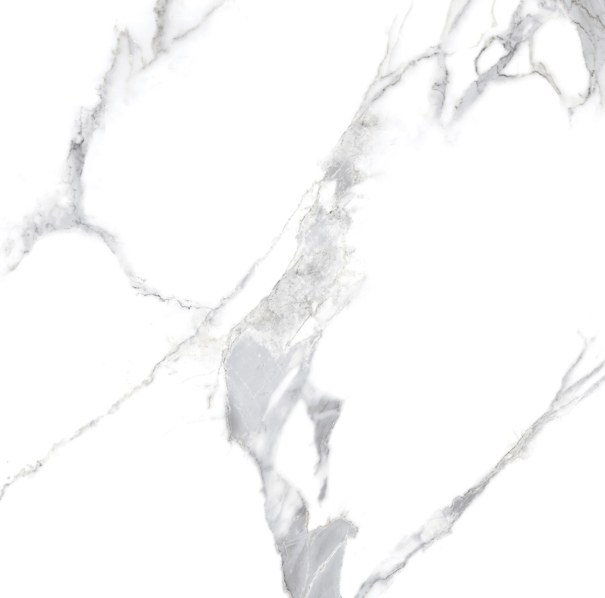 На пол Statuario Crown Белый 60x60 сатинированный - фото 6