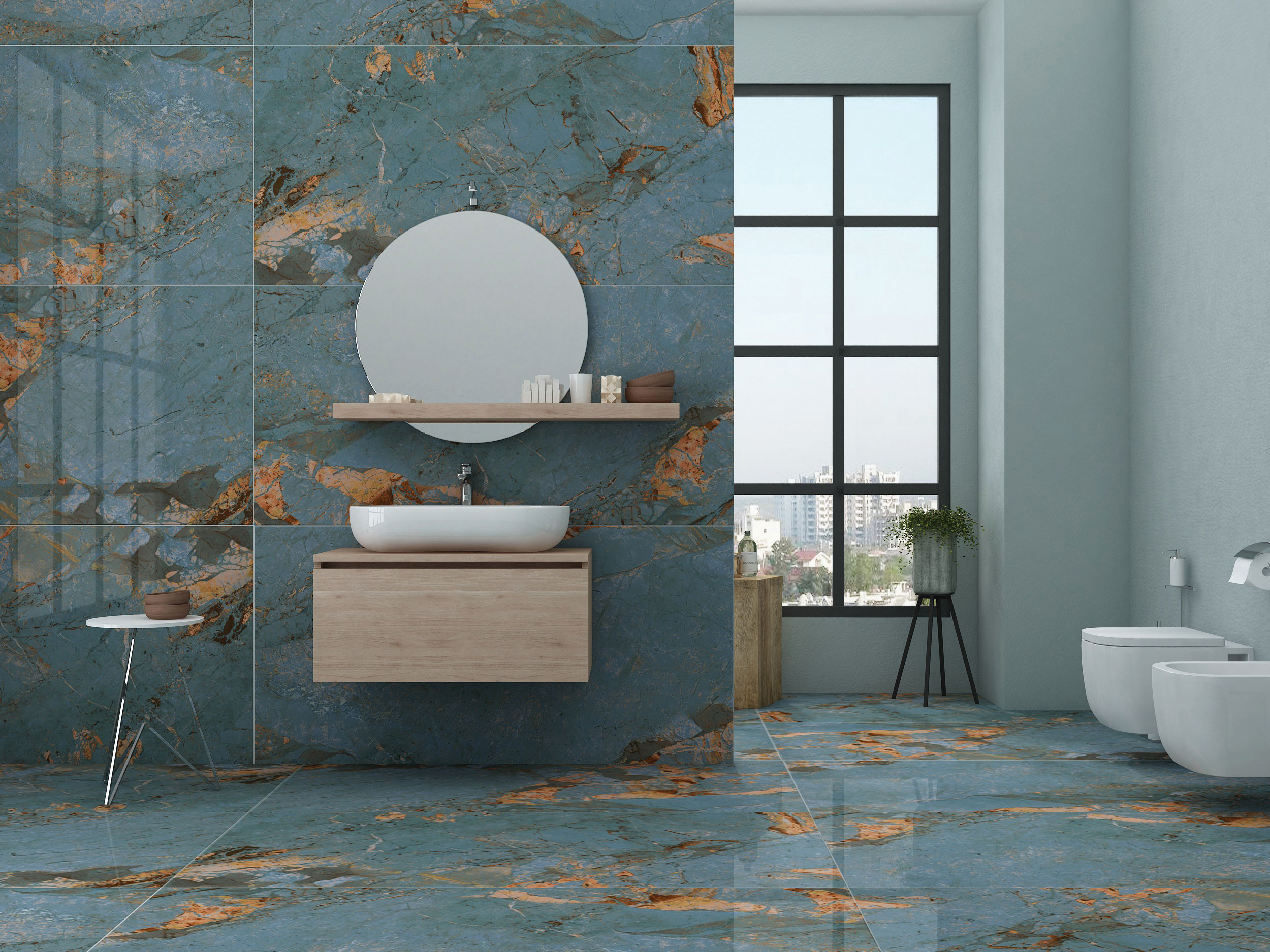 На пол High Gloss Amazonite 60x120 - фото 13