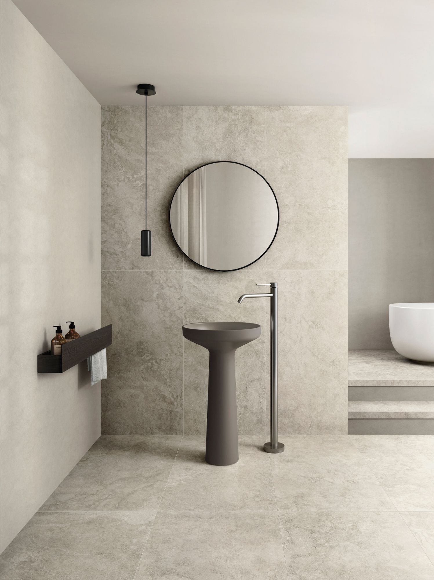 174111 На пол Artifact Ash Dot 60x120 - фото 14