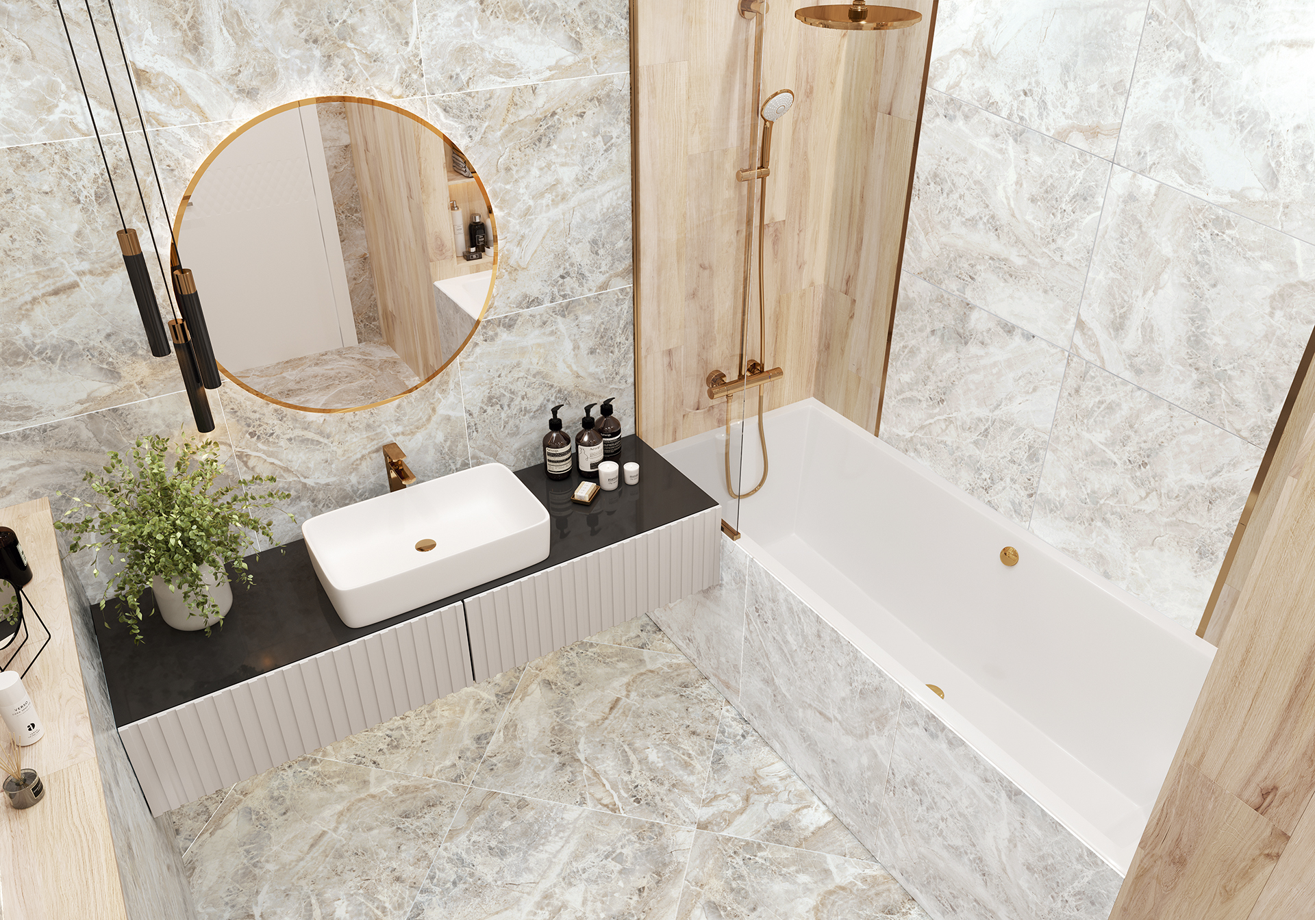 GFA57WAV00L На пол Wave Серый 8.5мм - фото 14