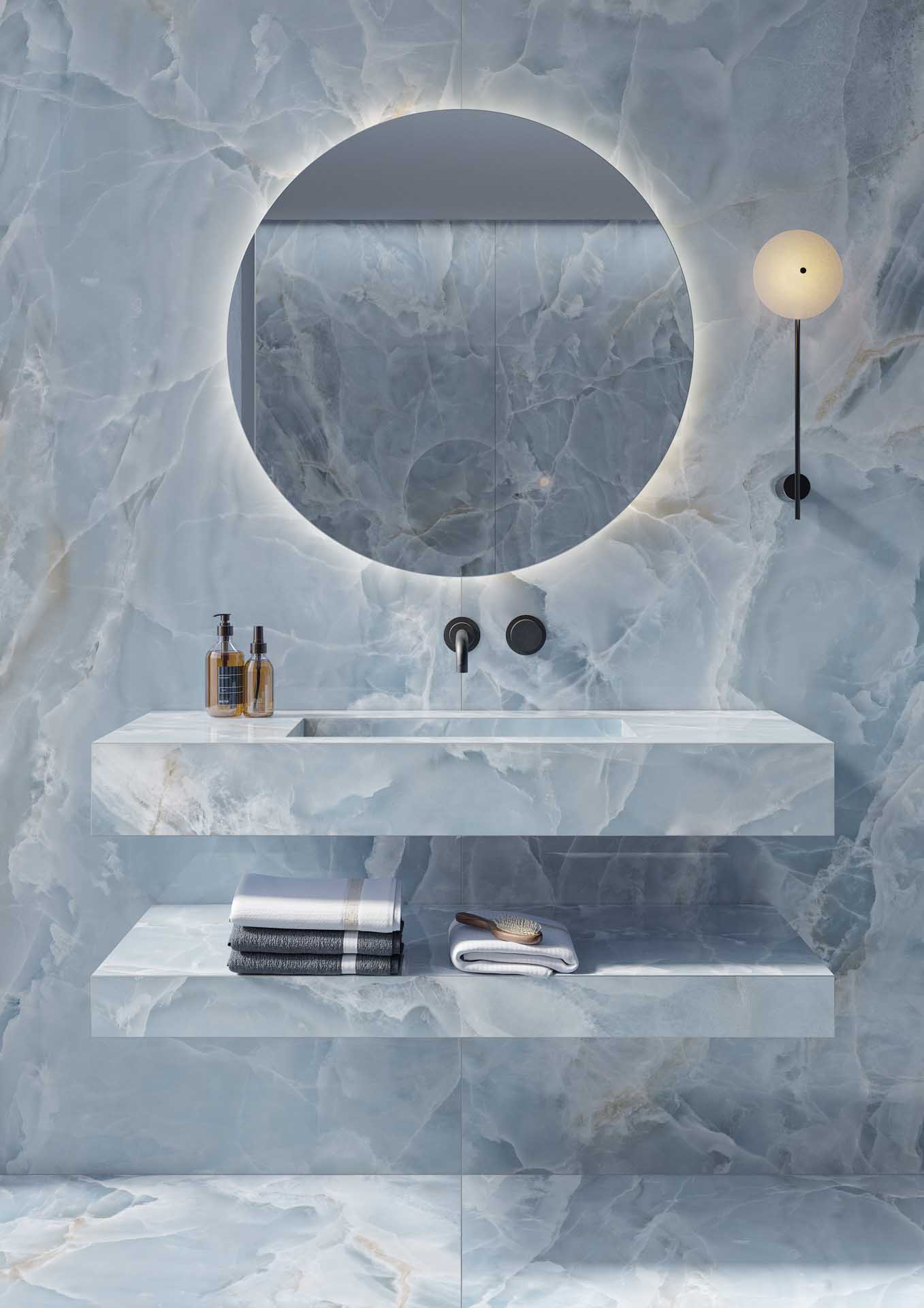 18570293 На пол Alabastri White Lucido 6mm 120x278 - фото 20