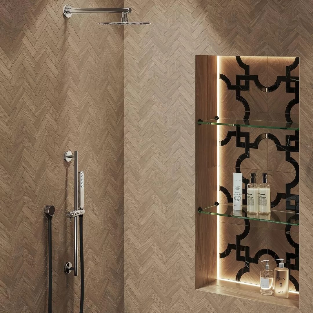 T042/SG5269 На пол Монтиони Мозаичный Коричневый Светлый 34x35.5 - фото 12