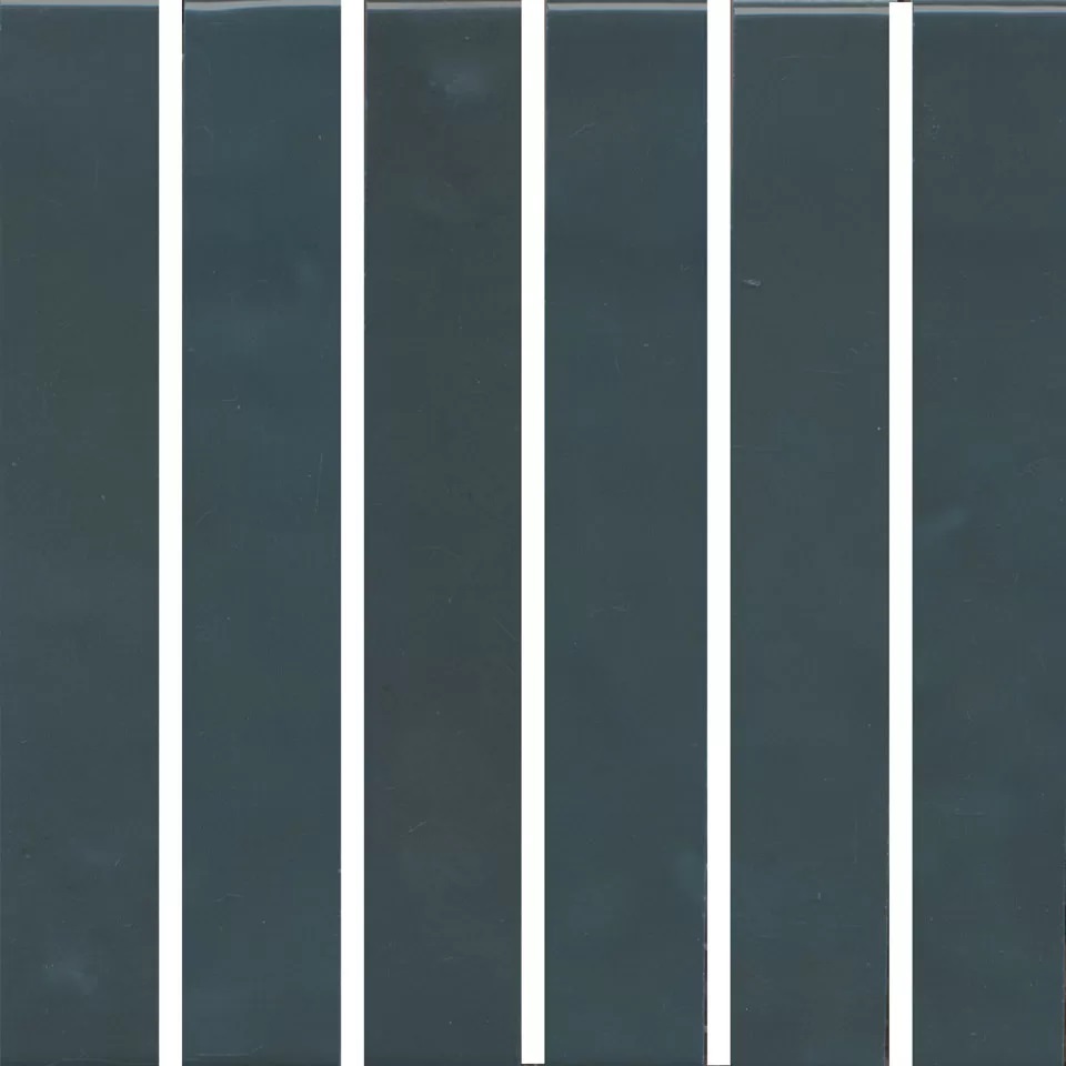 KMD2MSM006BN Декор Фес Мозаичный бирюзовый тёмный глянцевый 15x15x0.77