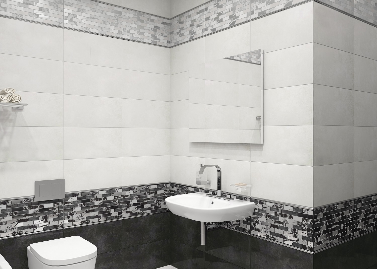 DW9GLW00 Декор Glent White - фото 3