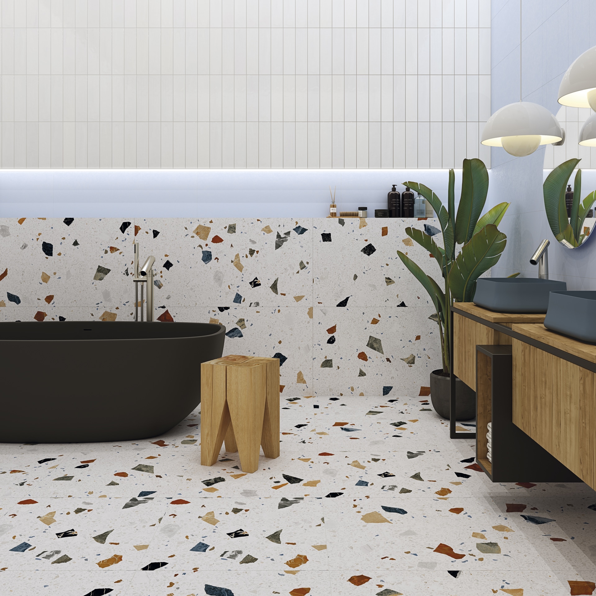 8P35 На пол Stracciatella R Nacar Polished 79.3x79.3 - фото 2