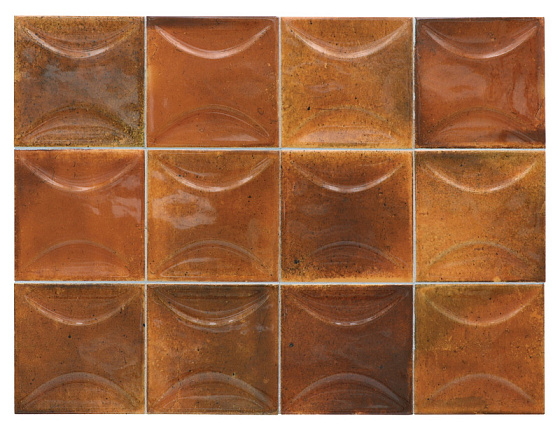 30029 На стену Hanoi Arco Burnt Red 10х10 - фото 2