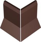 Плинтус Метлахская плитка 100TE0BRU Angle EXT PAR BROWN BRU 10x10