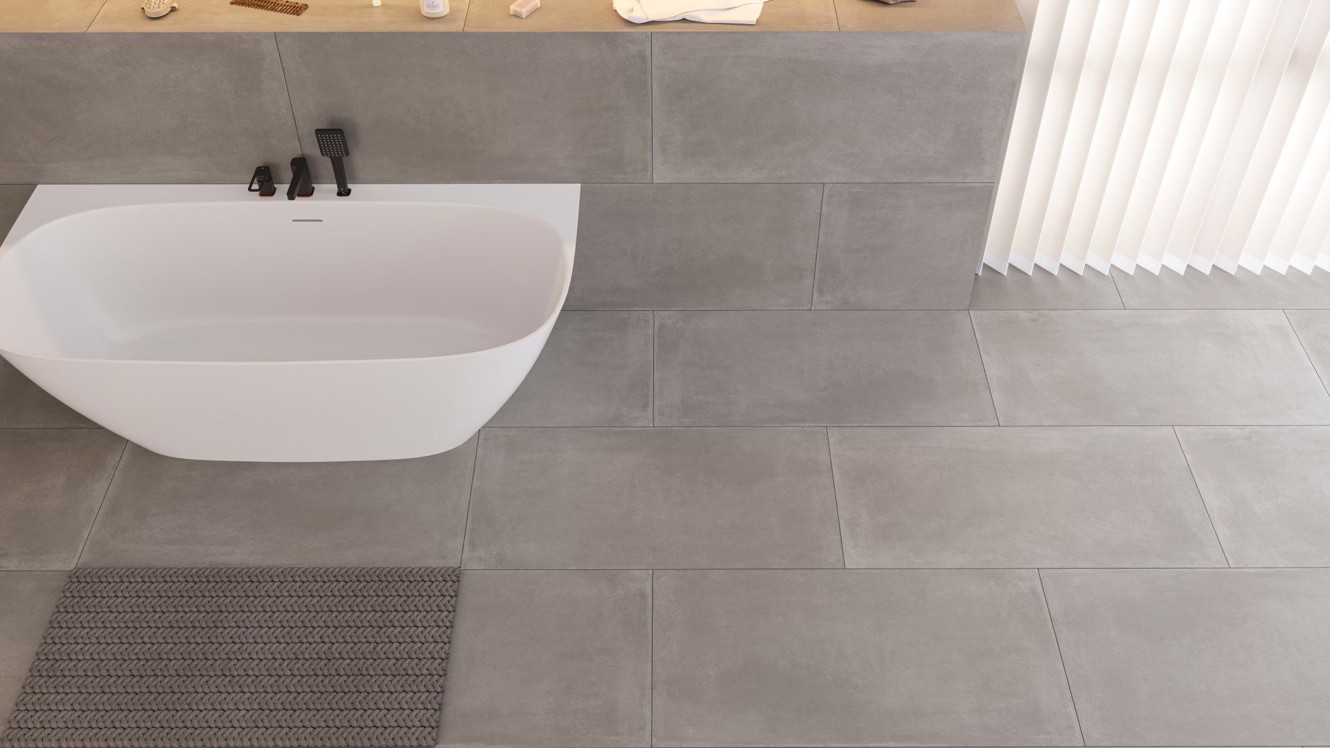 N12543 На пол Loft Concrete Grey Matt 60x120 - фото 19