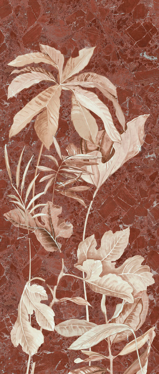 145015 Декор Mind Lya Red Molato Rect 120x278