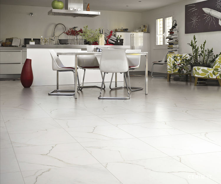 На стену Marble Porcelain Porcelain Calacatta POL мозаика 48x48 - фото 2