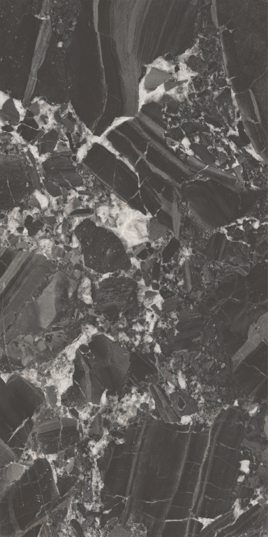 SG572992R На пол Риальто Чёрный лаппатированный обрезной 80x160x0.9 - фото 4