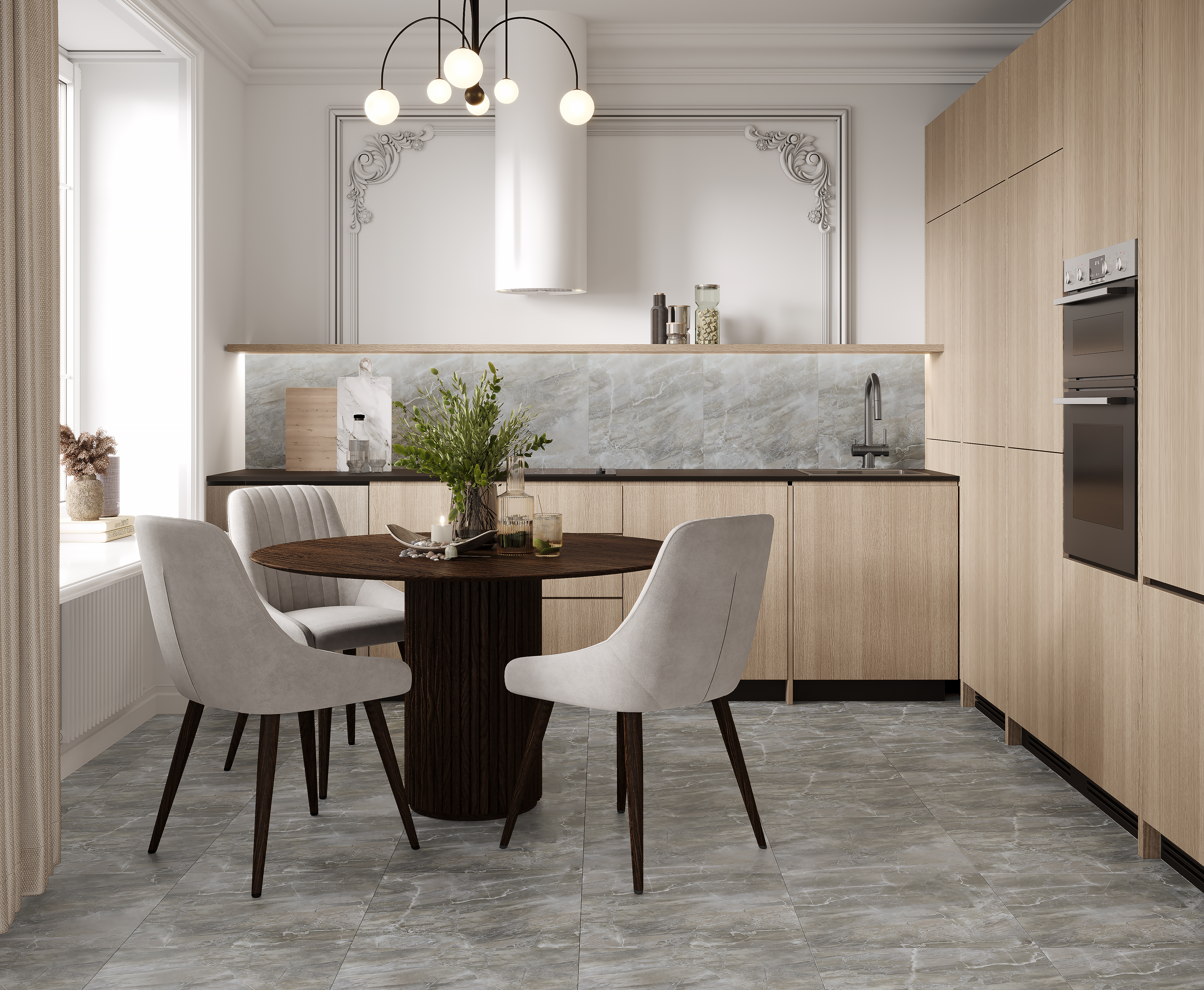 На пол Rio Коричневый матовый 50х50 - фото 8