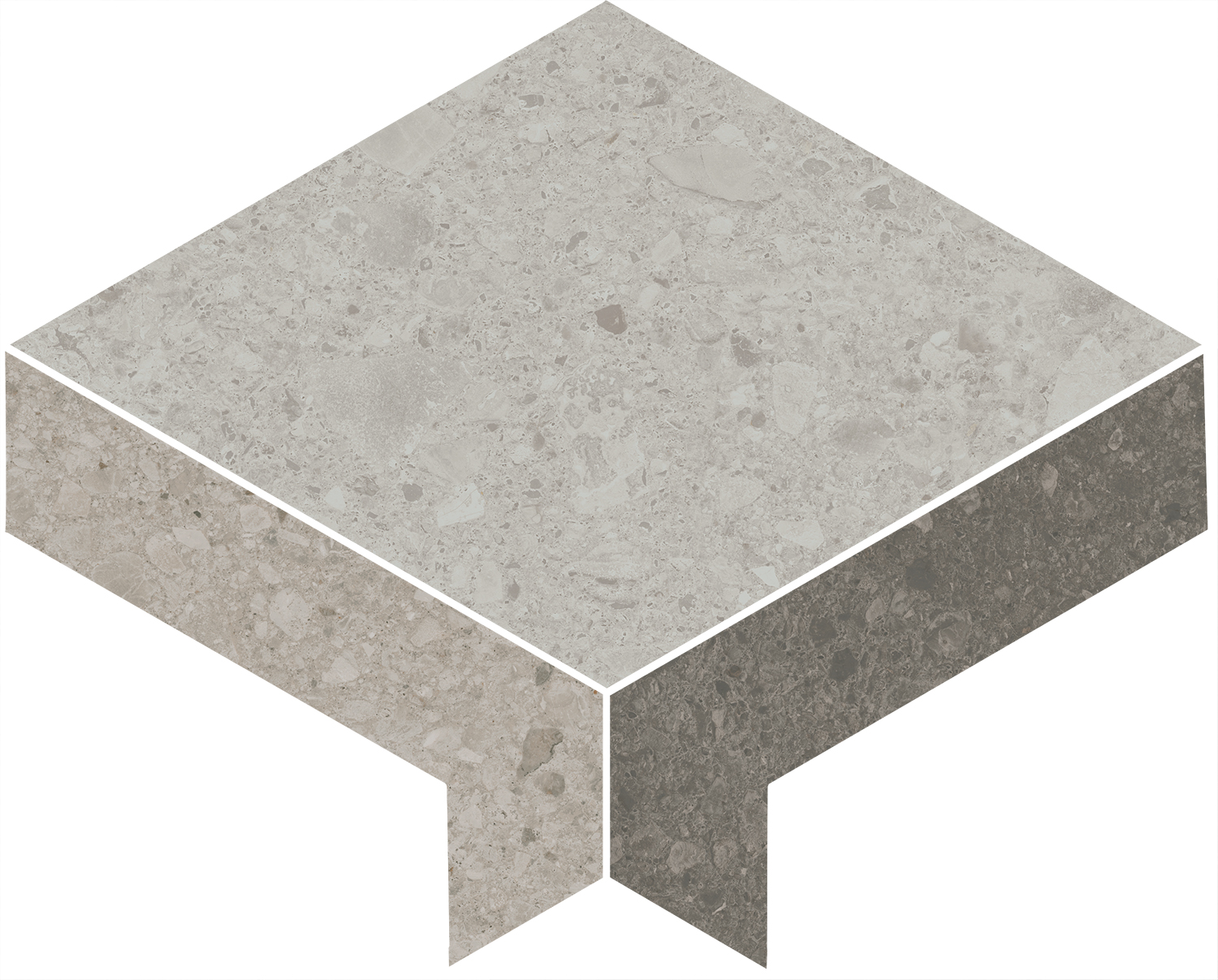 ID171 Декор Чеппо ди Гре 2 наборный матовый обрезной 30x24x0.9 - фото 3