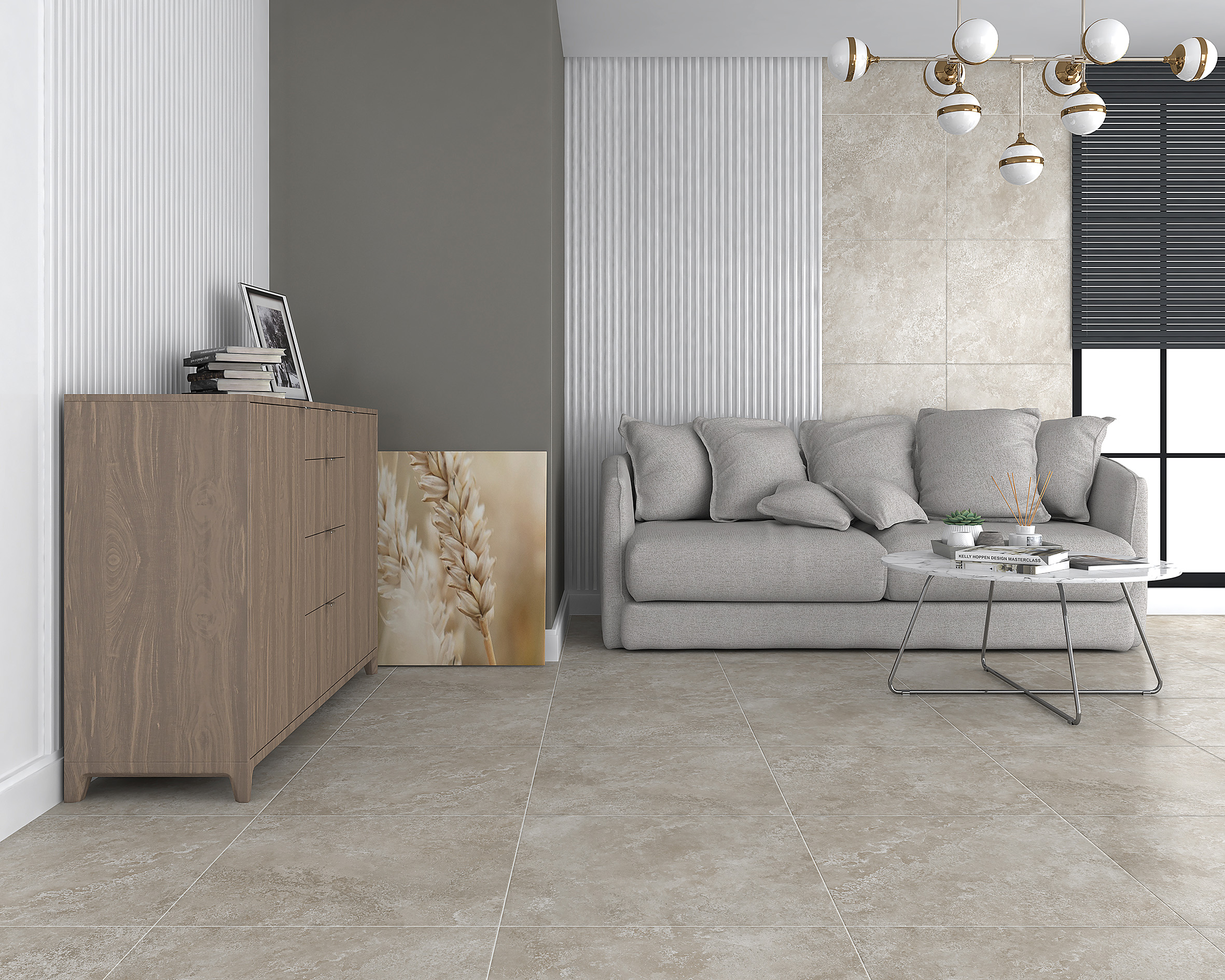 SG645520R На пол Zircon Zircon Керамогранит светло-серый обрезной 60х60 - фото 5