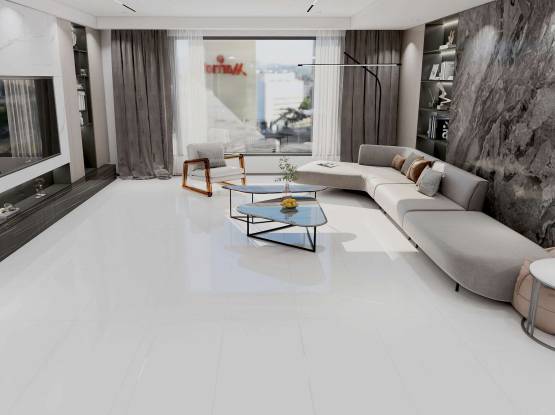 Напольный Super White Glossy 60х60 - фото 2