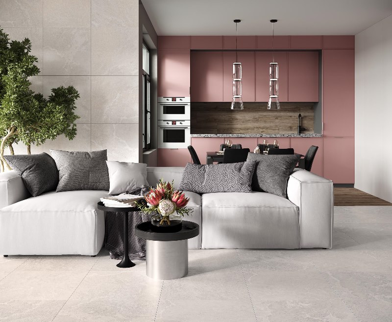 На пол Blaze Silver Светло-Серый 60х120 Сатинированный Карвинг - фото 8