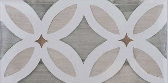 ADST3002 Бордюр Studio Cenefa Flores Dawn 7.4x14.8