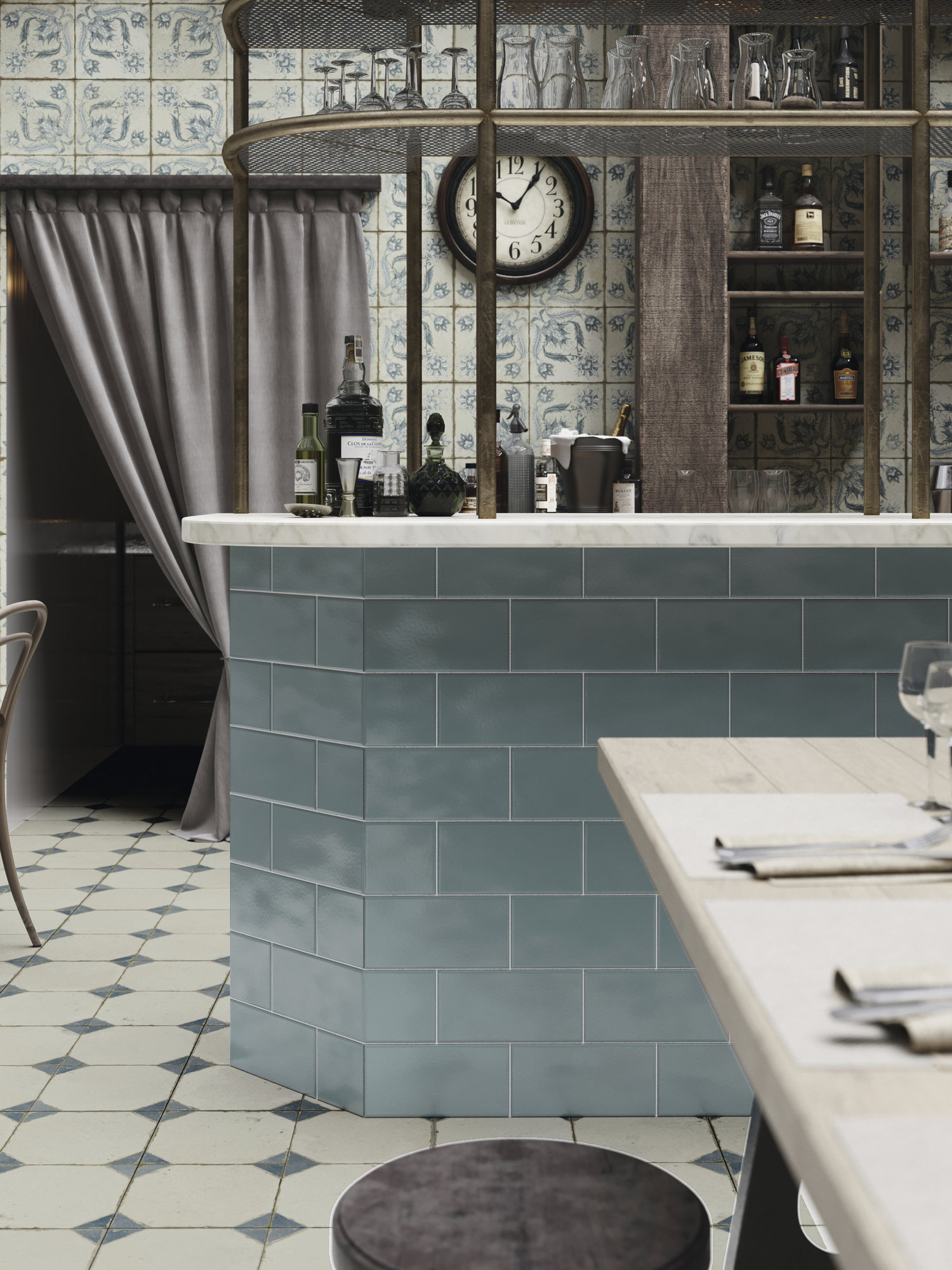 38167 На пол Fs Yard Blue 45x45x0.95 - фото 13