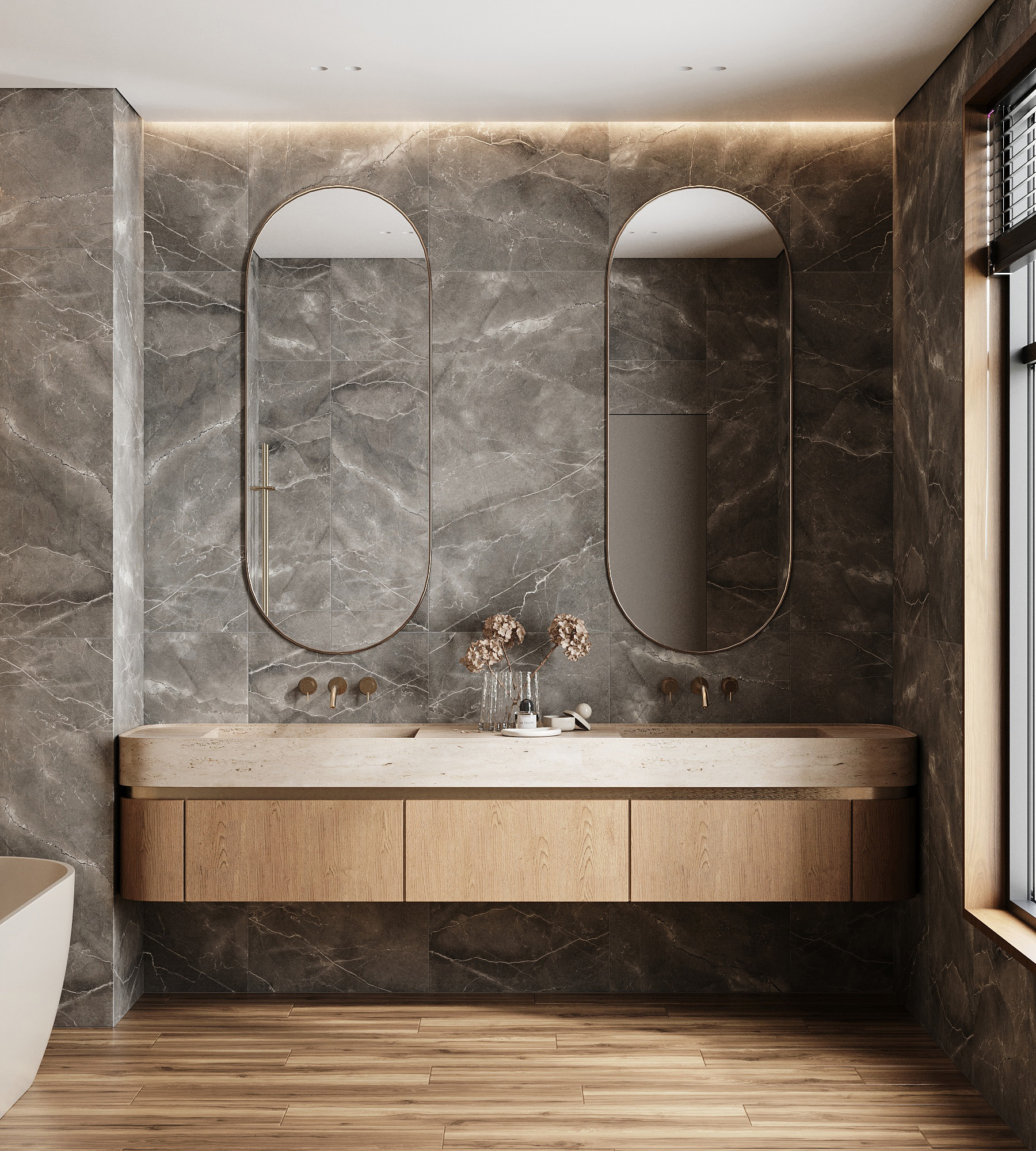 CL4002-A На пол Pulpis Nero Carving Lappato 60x120 - фото 8