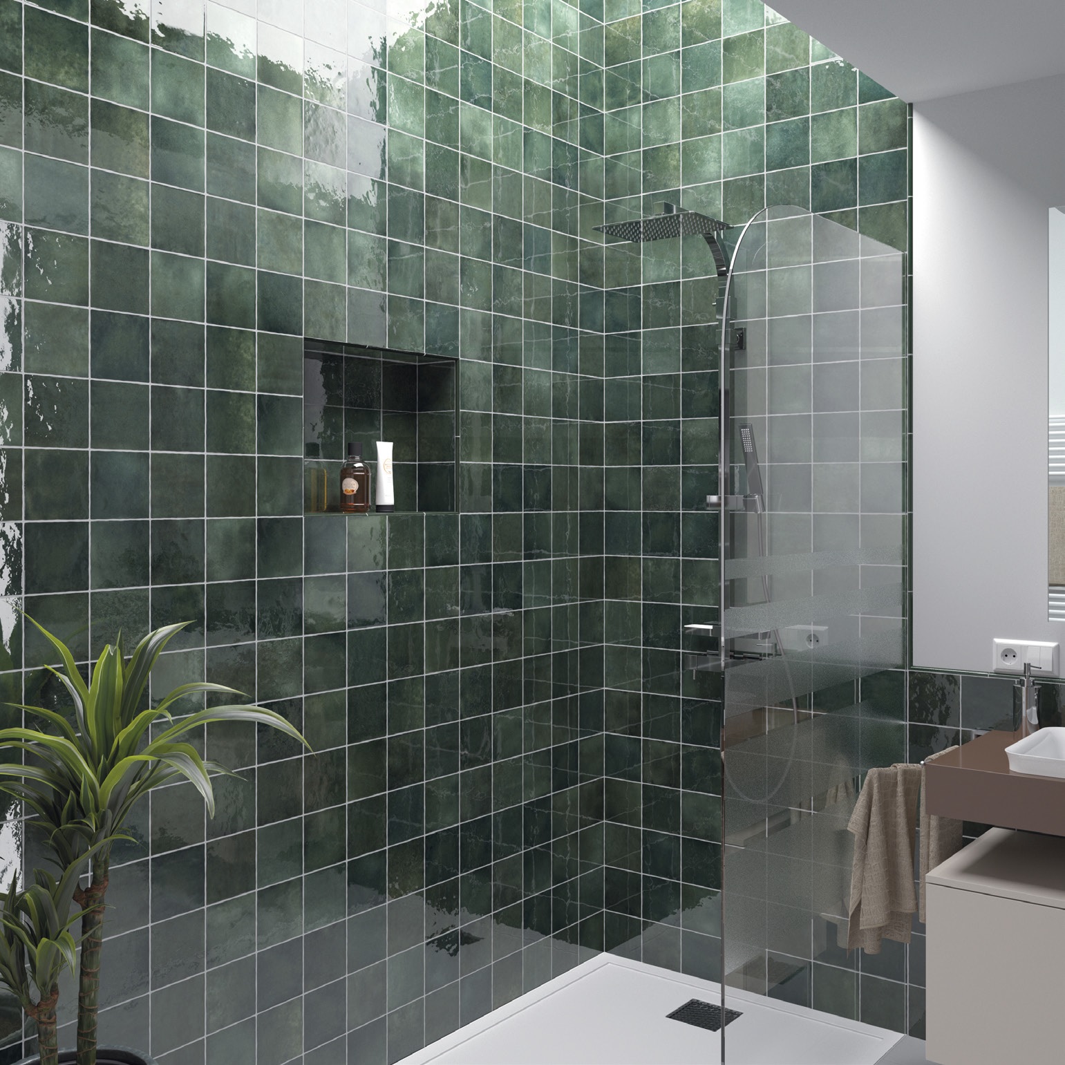 24456 На стену Artisan Rose Mallow 13.2x13.2 - фото 2