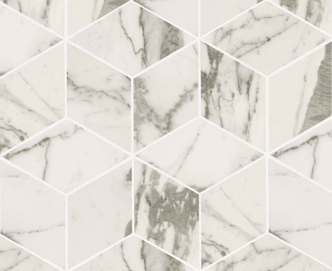 ADVK Декор Marvel Pro Statuario Select Mos. Esagono Lapp.