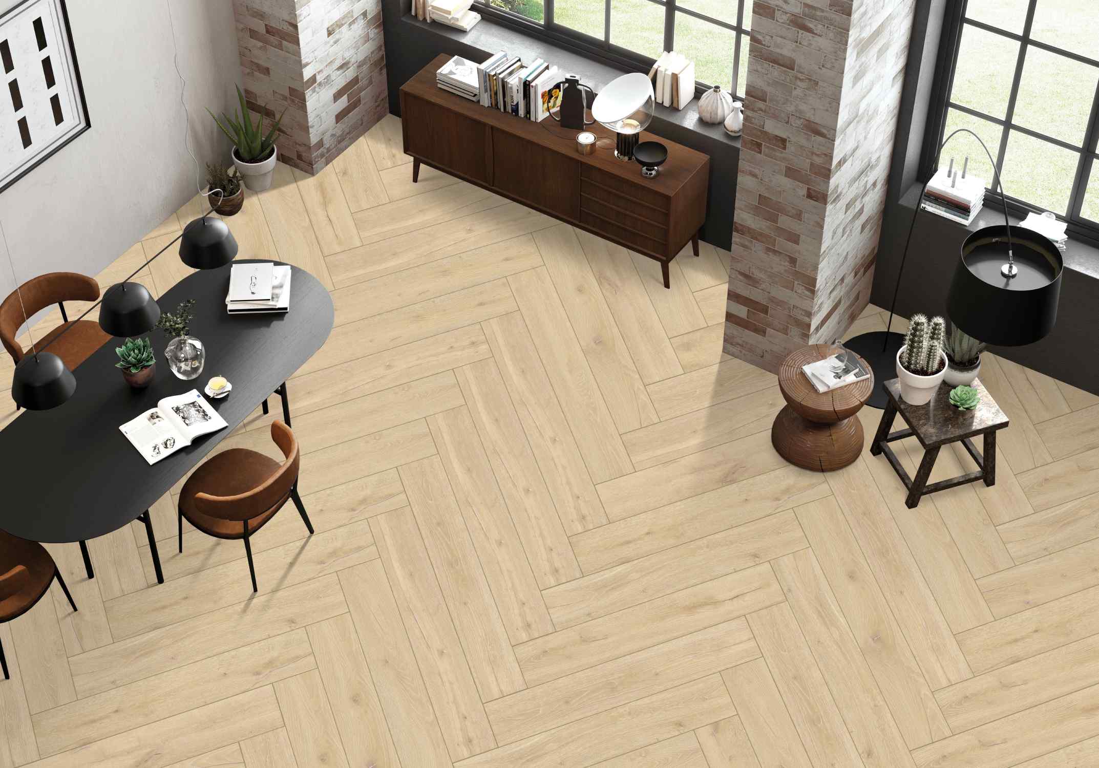 На пол Kendro Castano matt punch 20х120 - фото 13