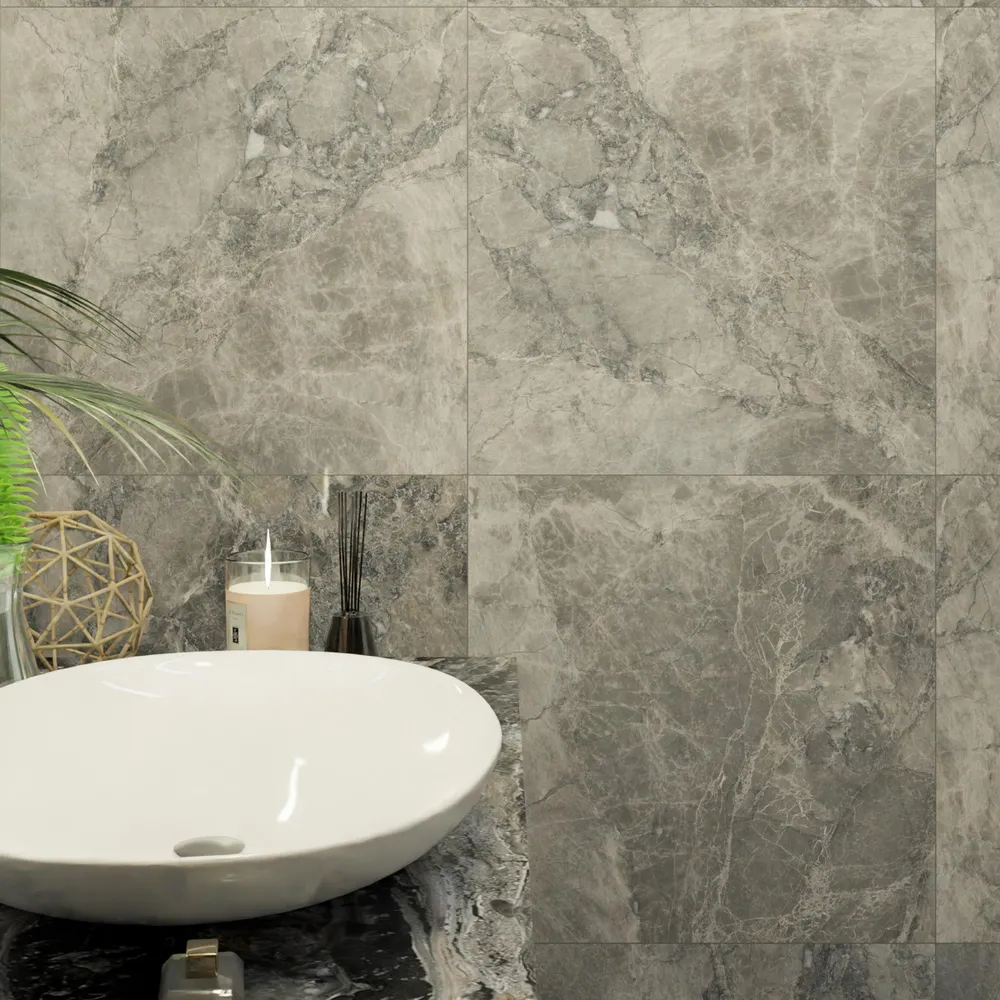 На пол Grigio Nuovalato Глянцевый 60x60 - фото 11