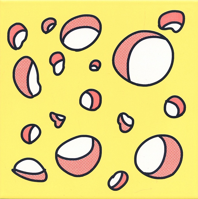 NT/A136/5009 Декор Кошки-мышки Желтый 20*20