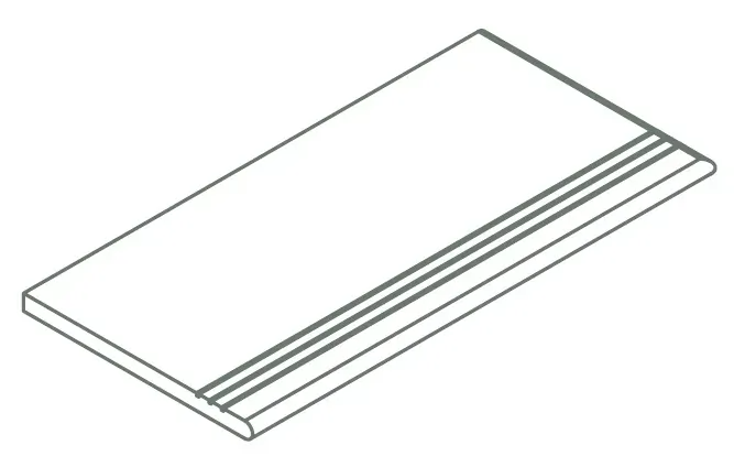 620040000301 Ступень Аура X2 Классик Пэппер Закругленная Грип Правая 30x120