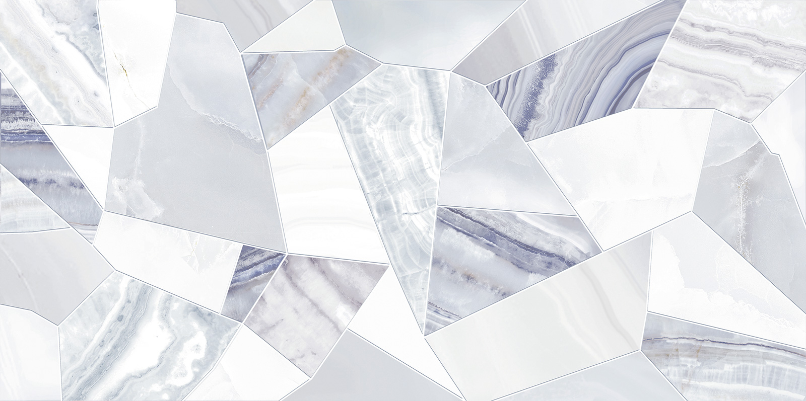 TWU09BGM017 На стену Bergamo Голубой геометрия - фото 4