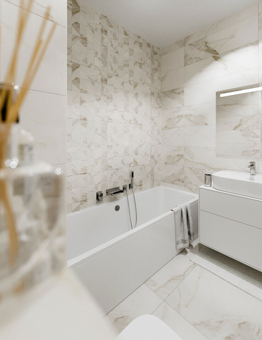 209 На стену Calacatta Art Gold Gold G3D - фото 7