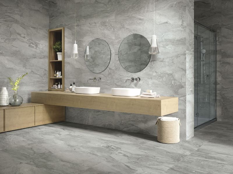На пол Pienza Grigio Natural Rect 80x80 - фото 19