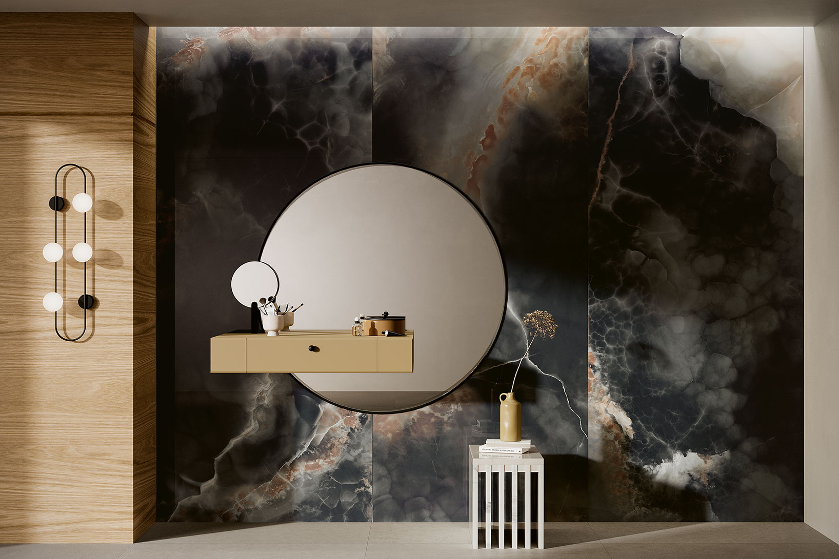 OE280L На пол Onice Effect Deep Dark 120x280 - фото 7