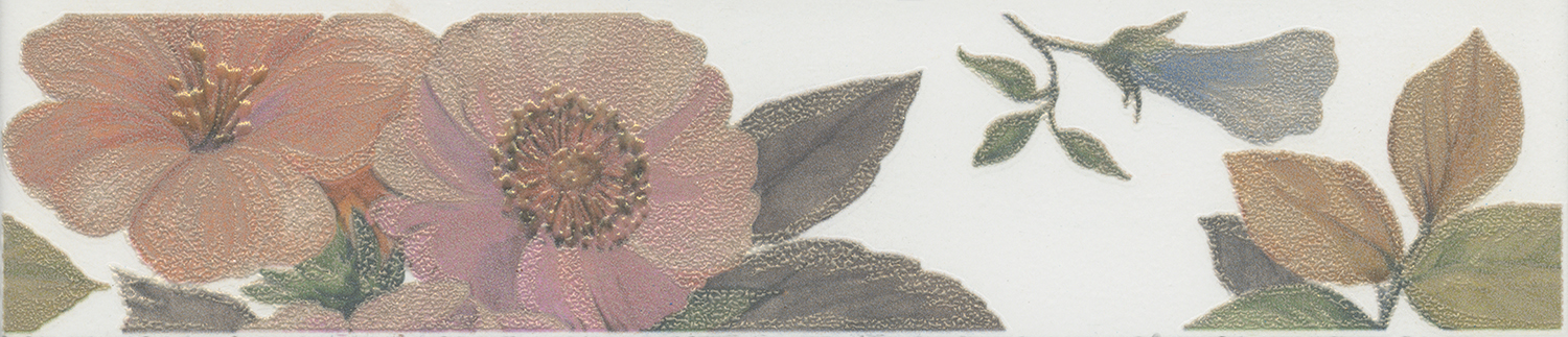 VT/A163/6397 Бордюр Ломбардиа Cen. Цветы 25