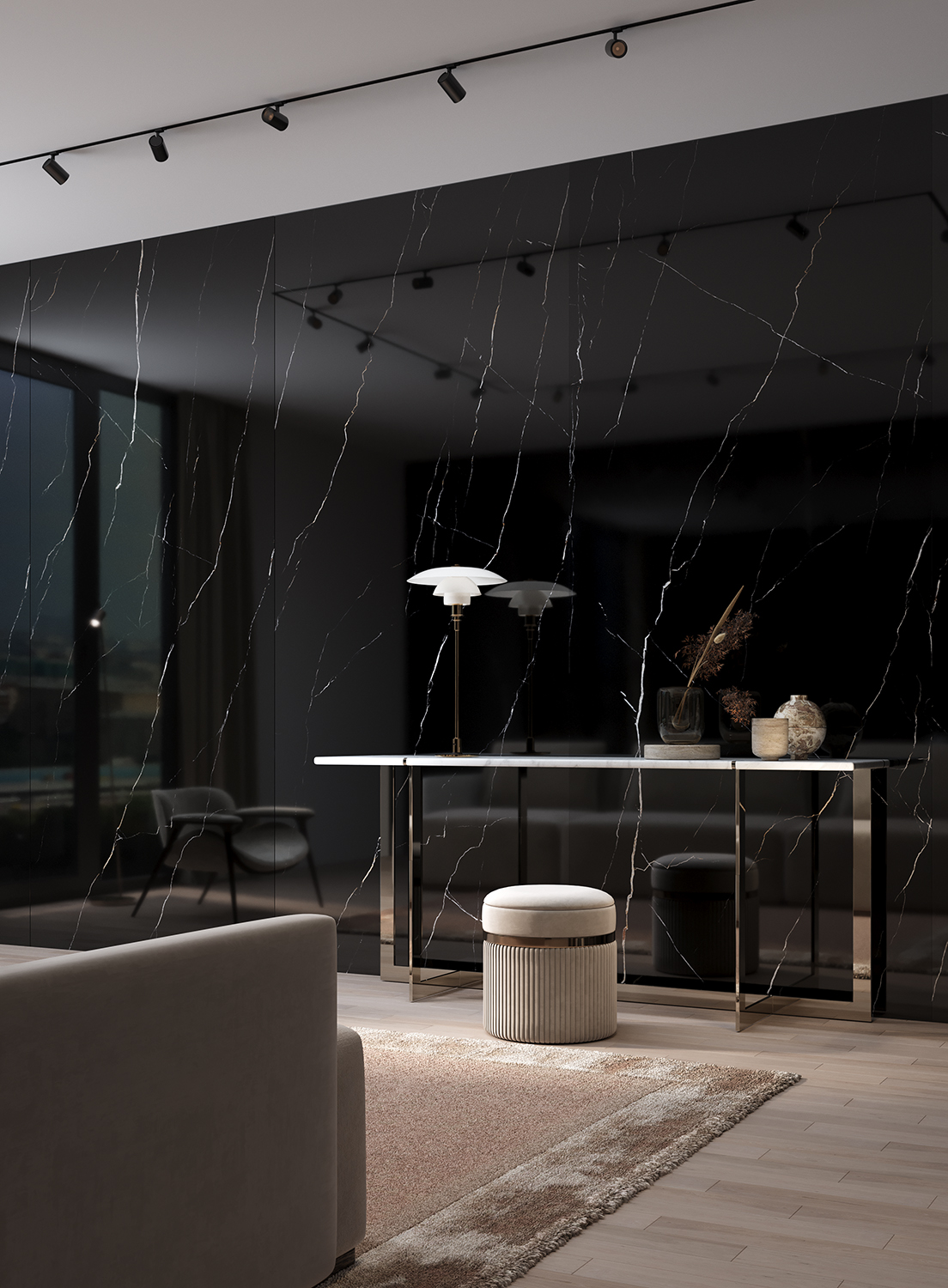 На пол Double Polished Nord Verde Luminous HG 2800х1200х6 - фото 7