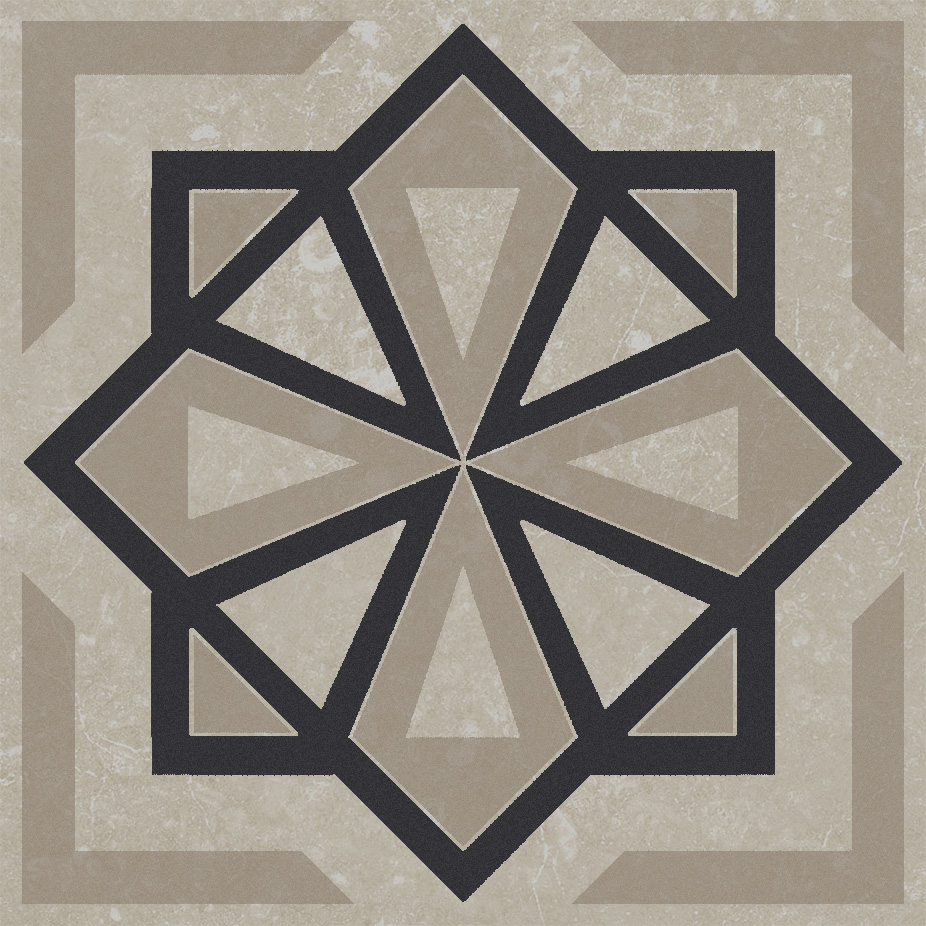 KMD3STA050GN Декор Касабланка Серый светлый матовый 9.8x9.8x0.7 - фото 5