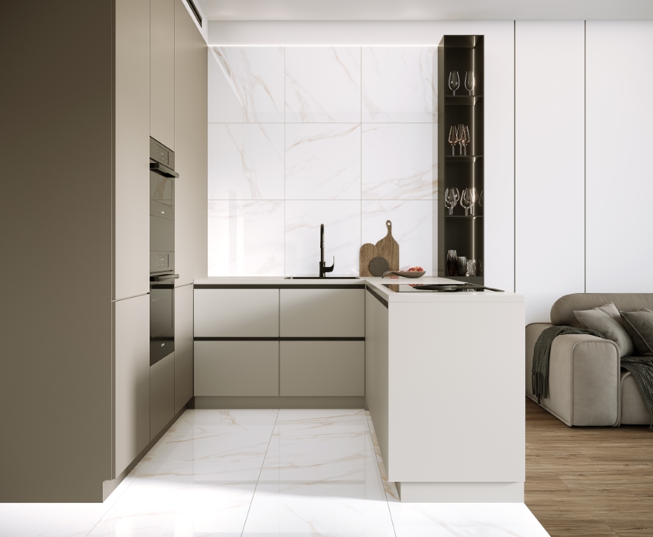 На пол Calacatta Regal Gold Белый Полированный 60х60 - фото 10