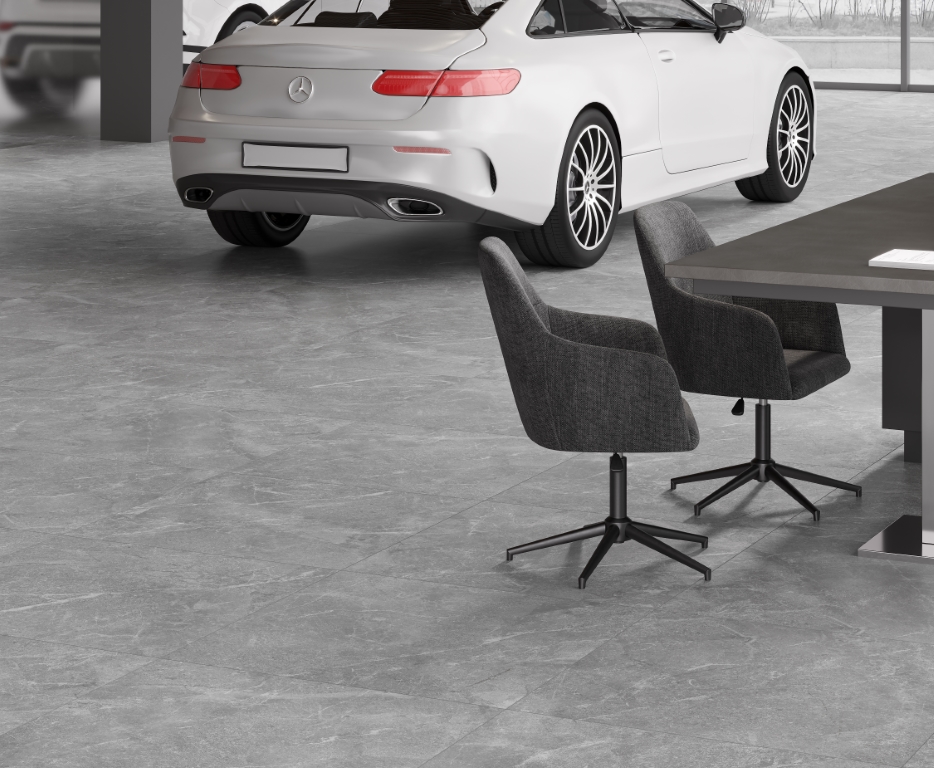 На пол Rocky Grey PRO Серый матовый R10GR STR 80х80 - фото 10