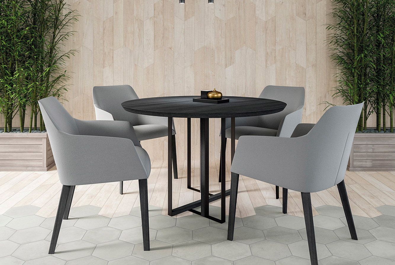 120279 На пол 60 Grad Chevron B Wood Dark - фото 24