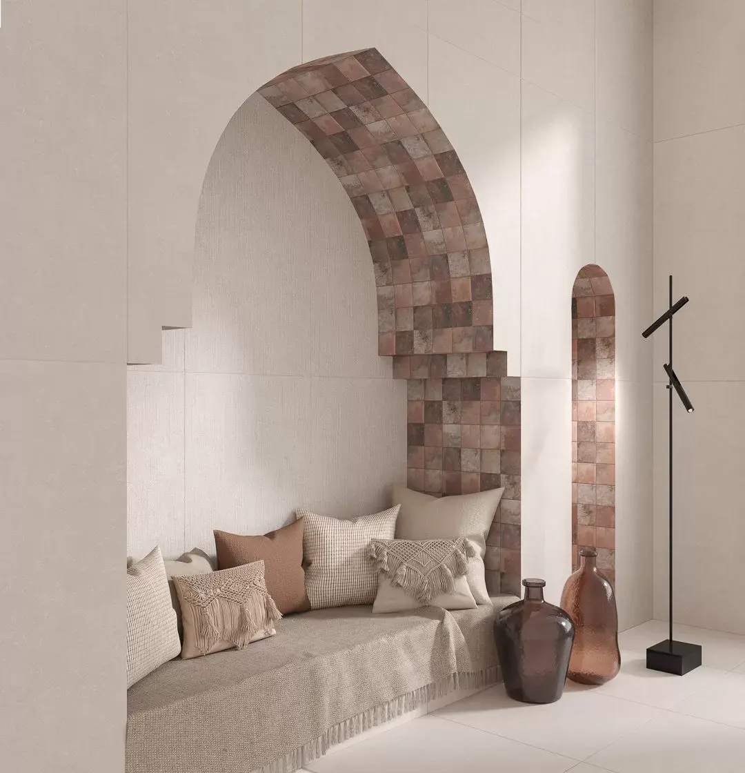 KMD3STA040GN Декор Спартель 4 бежевый матовый 9.8x9.8x0.7 - фото 2