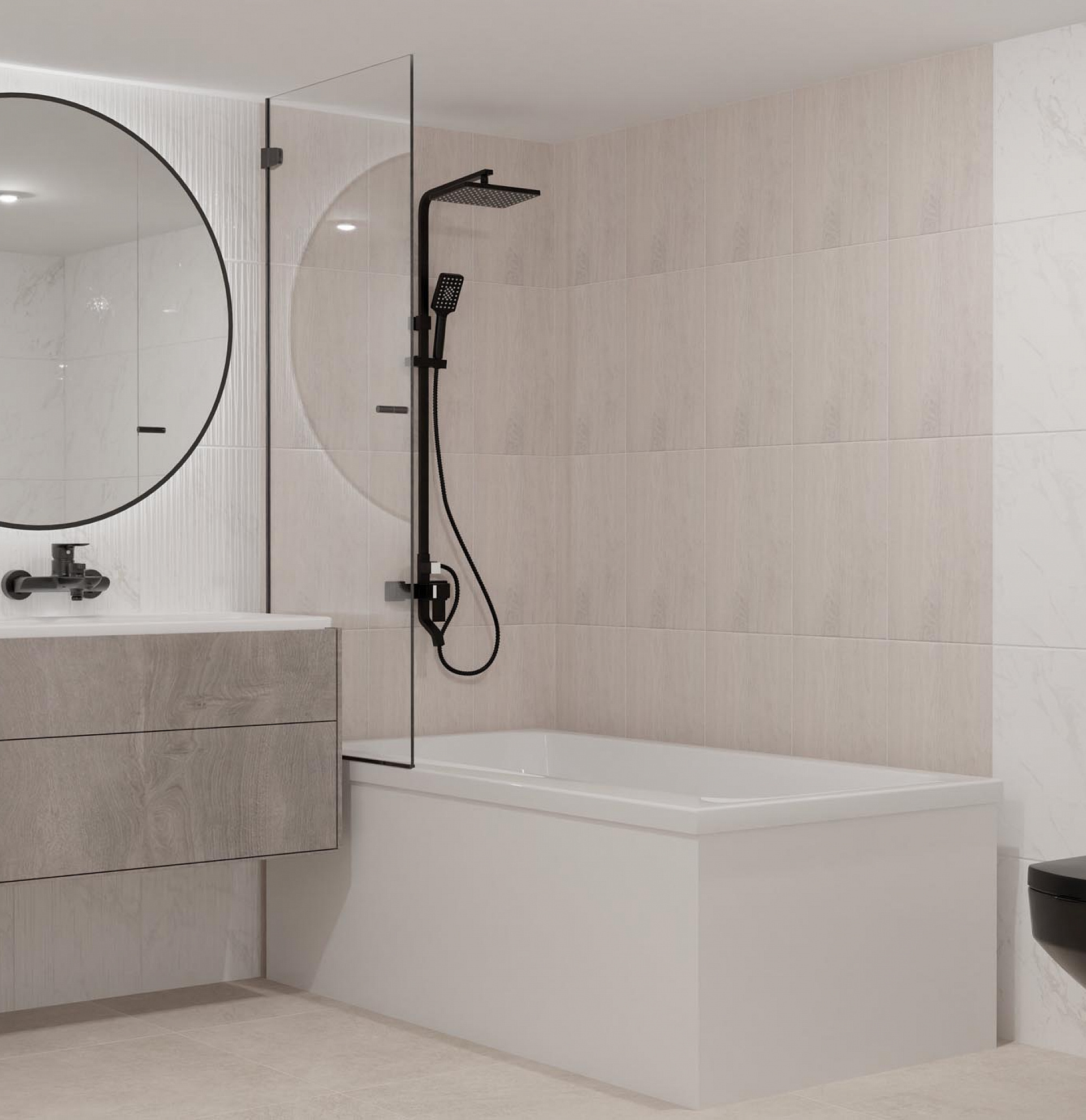 На стену Марбелья Белая рельеф 280х400 - фото 3