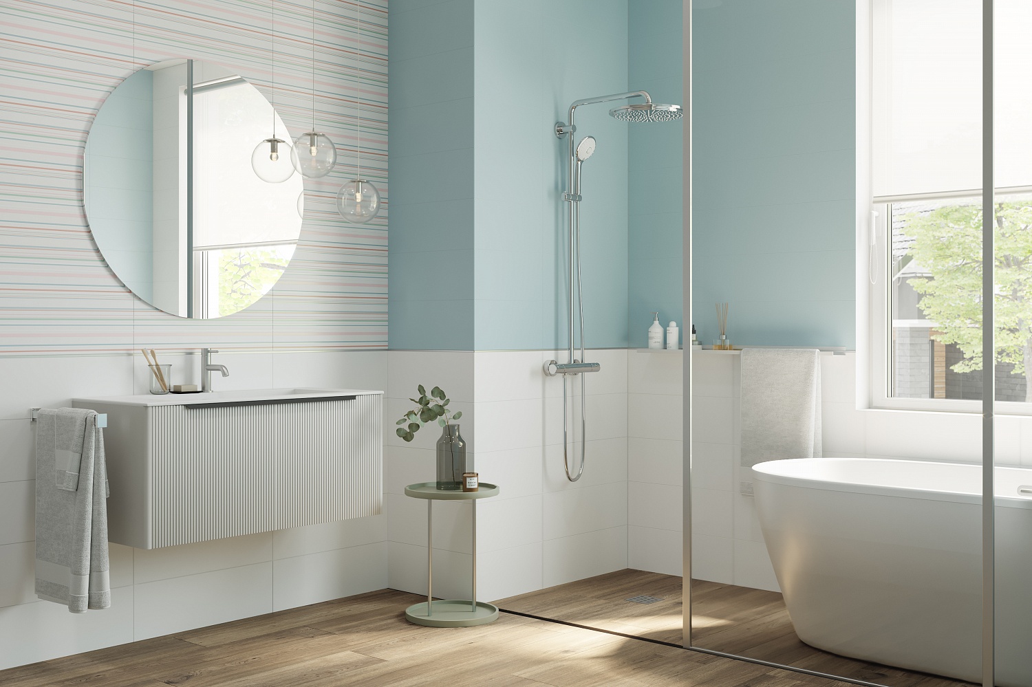 00-00-5-17-00-01-2420 На стену Aurora Peas 20х60  - фото 2